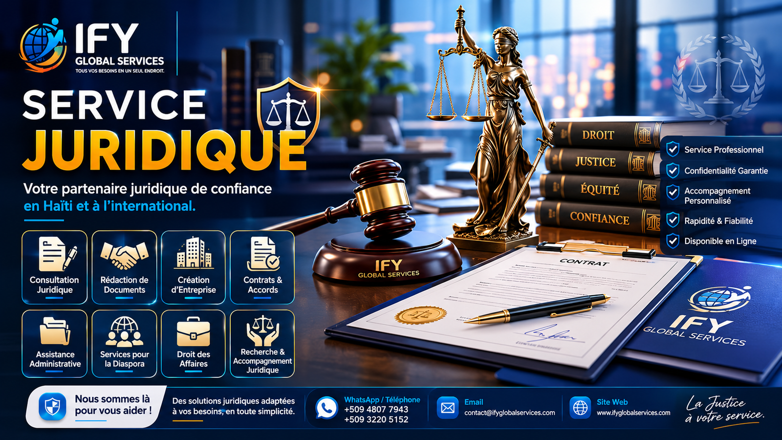 ⚖️ Service Juridique IFY Global Services